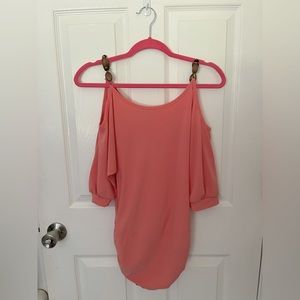 Coral Beaded Tank Top